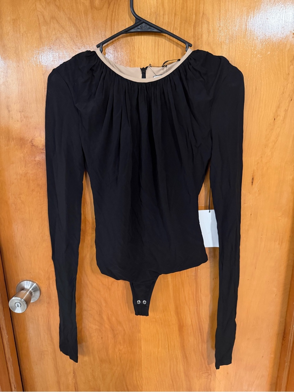 NWT Goldsign Poulson Gathered Stretch-Jersey Bodysuit Size XS - Picture 4 of 7